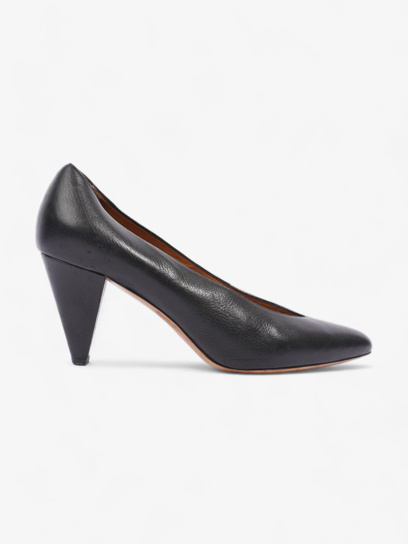  Isabel Marant Point Court 70 Black Leather EU 37 UK 4