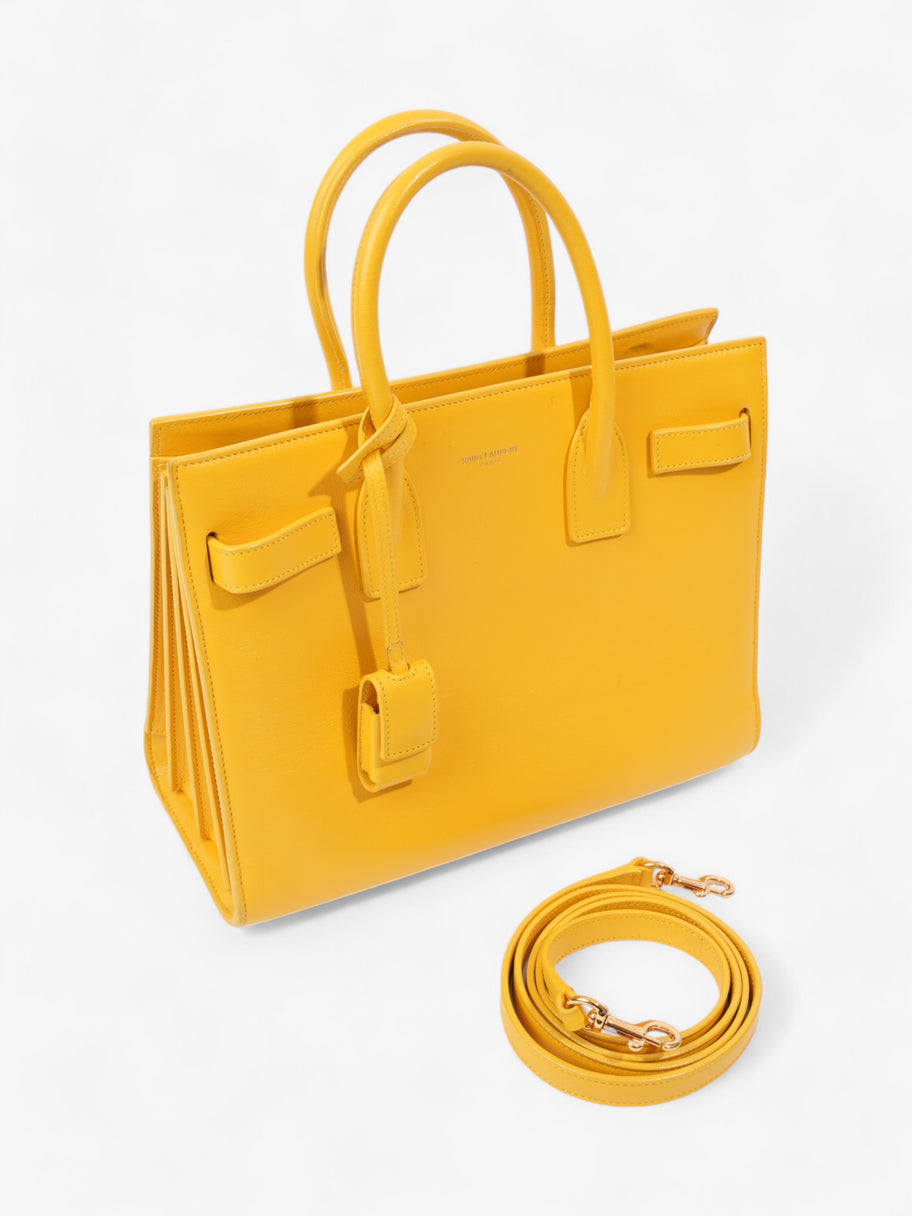 Saint Laurent Sac De Jour Yellow Leather Baby Image 7