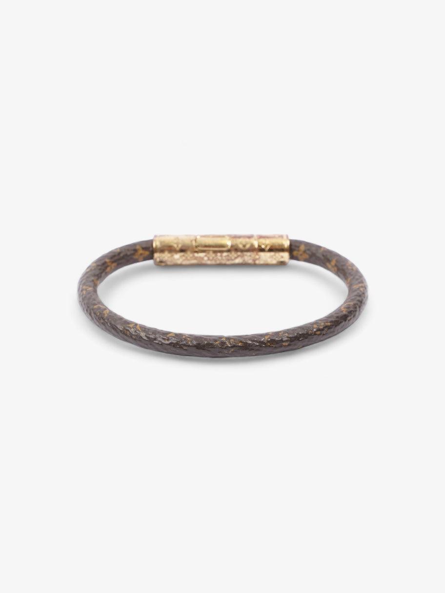 Louis Vuitton LV Confidential Bracelet Monogram / Gold Coated Canvas 19 Image 4