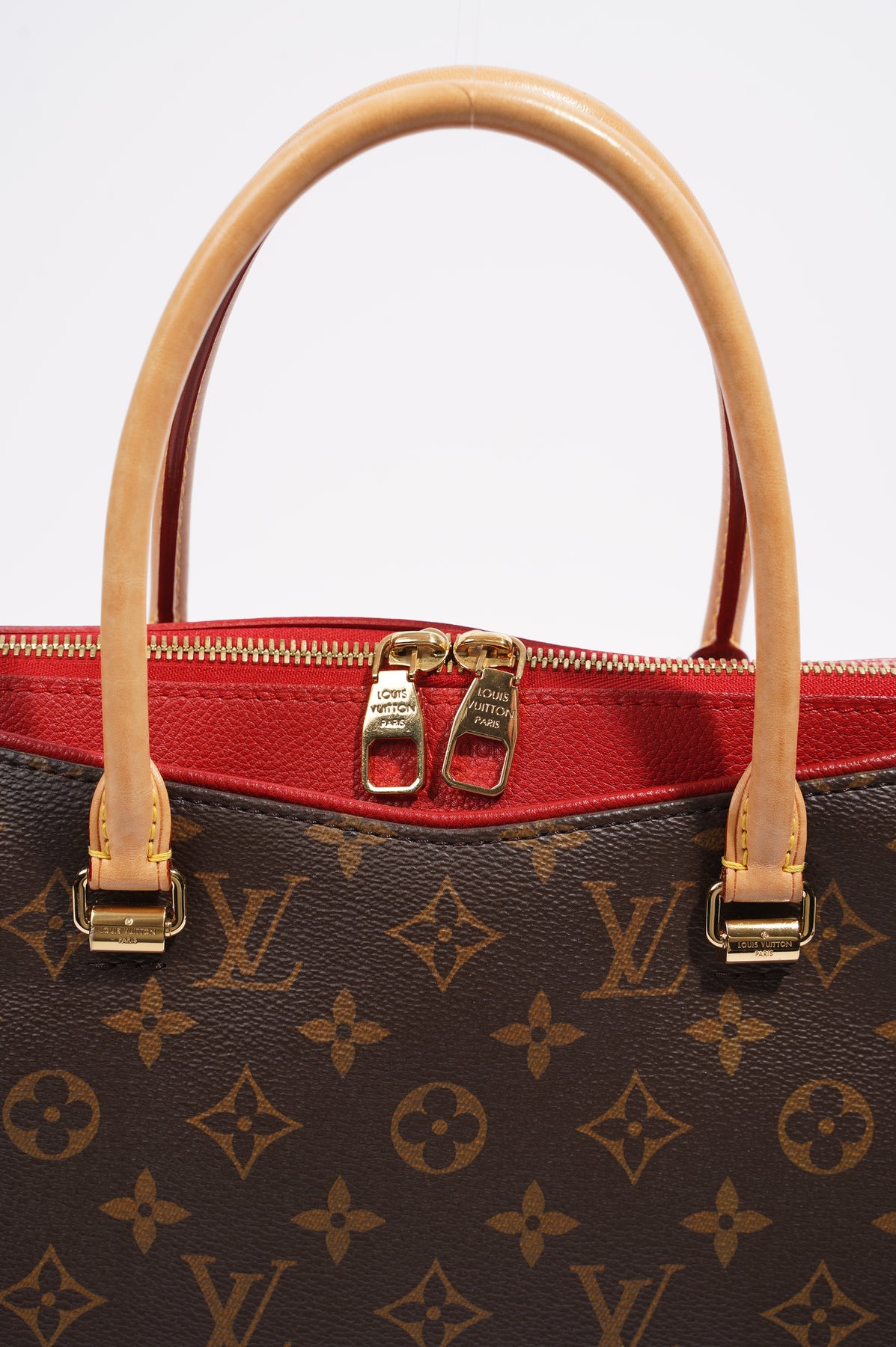 Louis Vuitton Brown Monogram Popincourt PM Satchel Shoulder Handbag Raisin