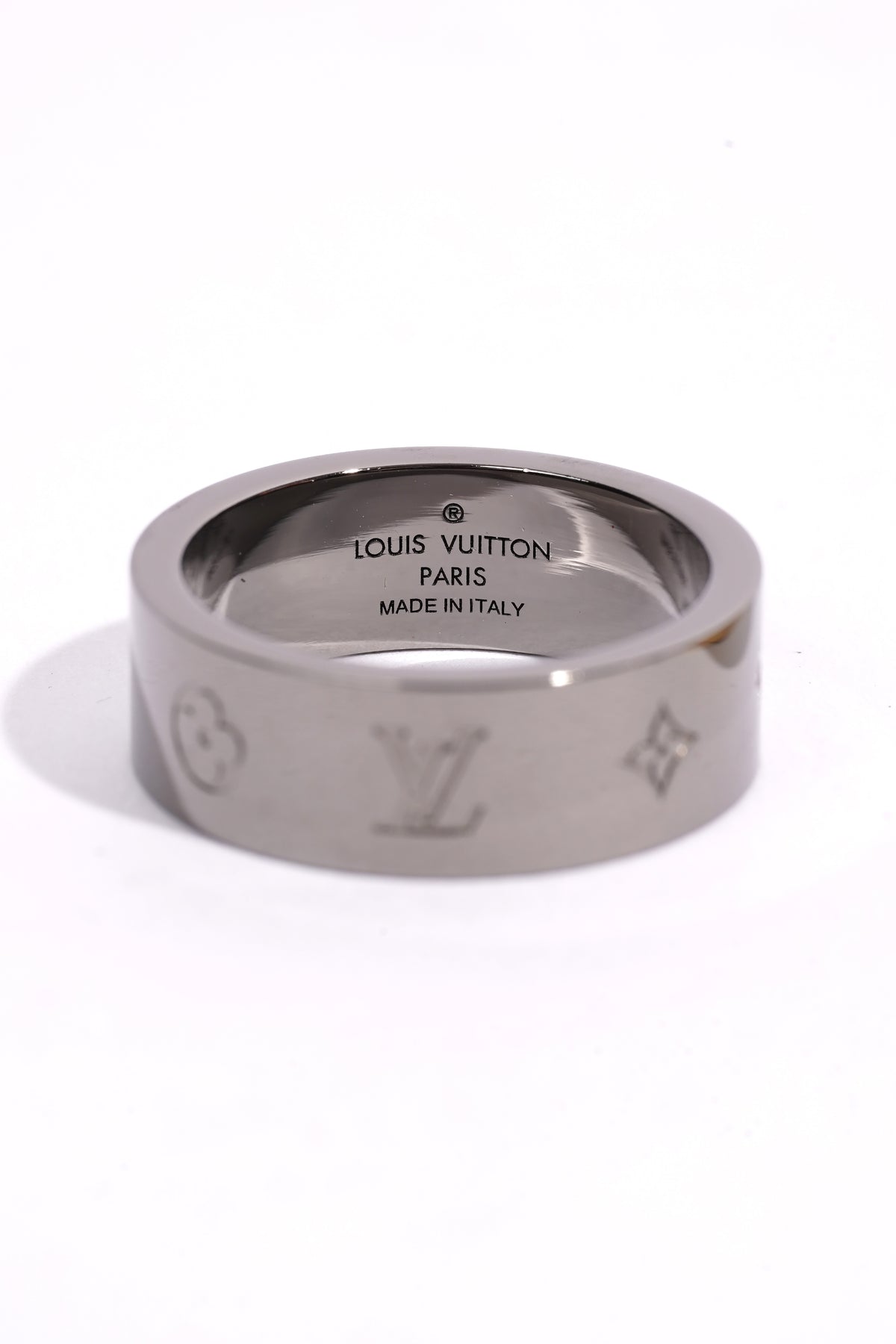 Set Of 2 LOUIS VUITTON Ring Berg LV Instinct Ms Gold Plated Medium