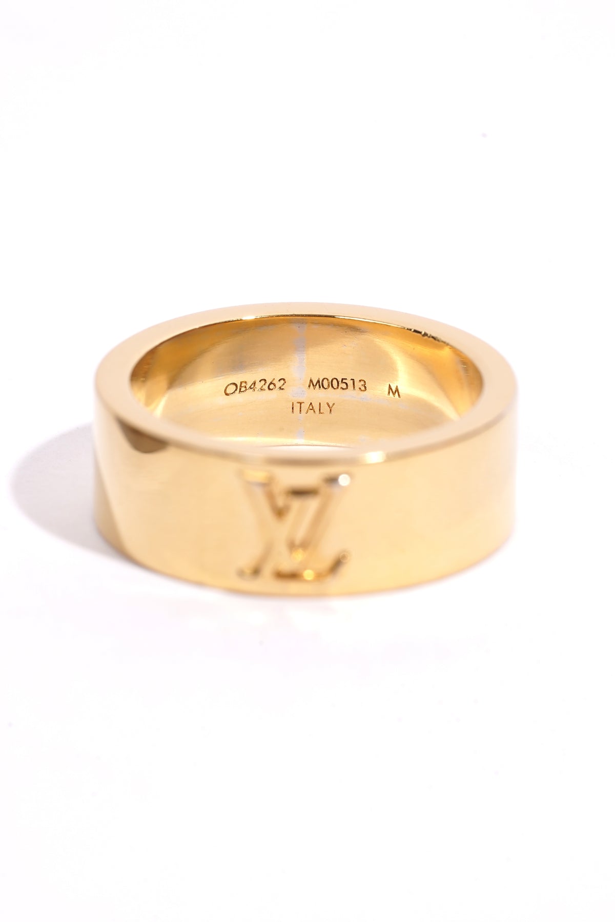Louis Vuitton LV Instinct Set of 2 Rings Gold Metal. Size M