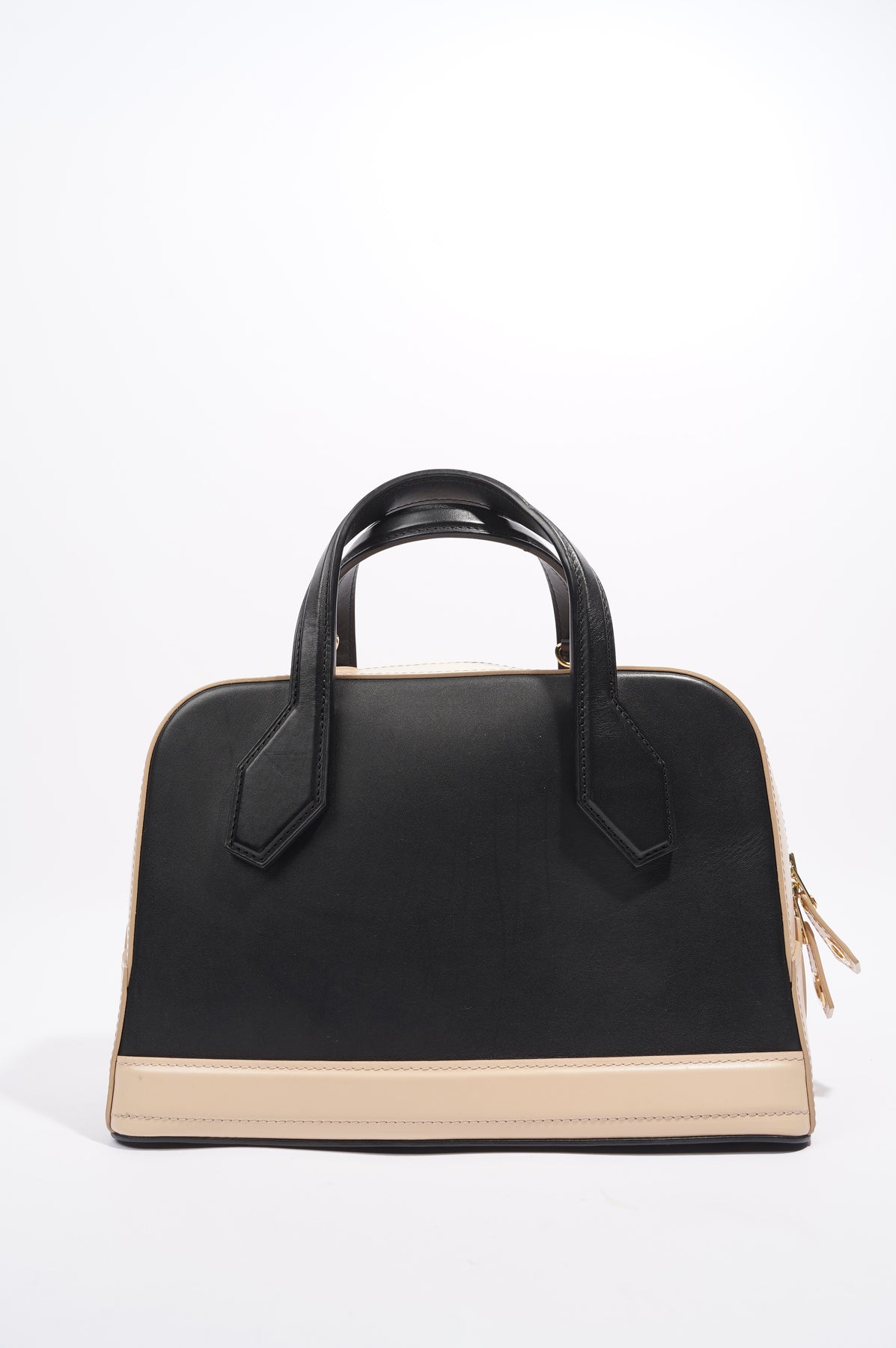 Handbags Louis Vuitton Louis Vuitton Dora Bag Black / Cream Leather