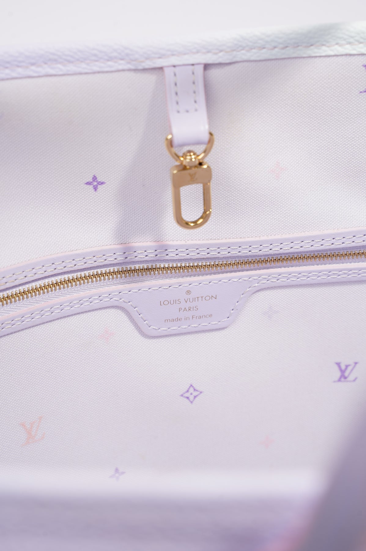 Louis Vuitton  Neverfull Escale Pastel Pink Made In France
