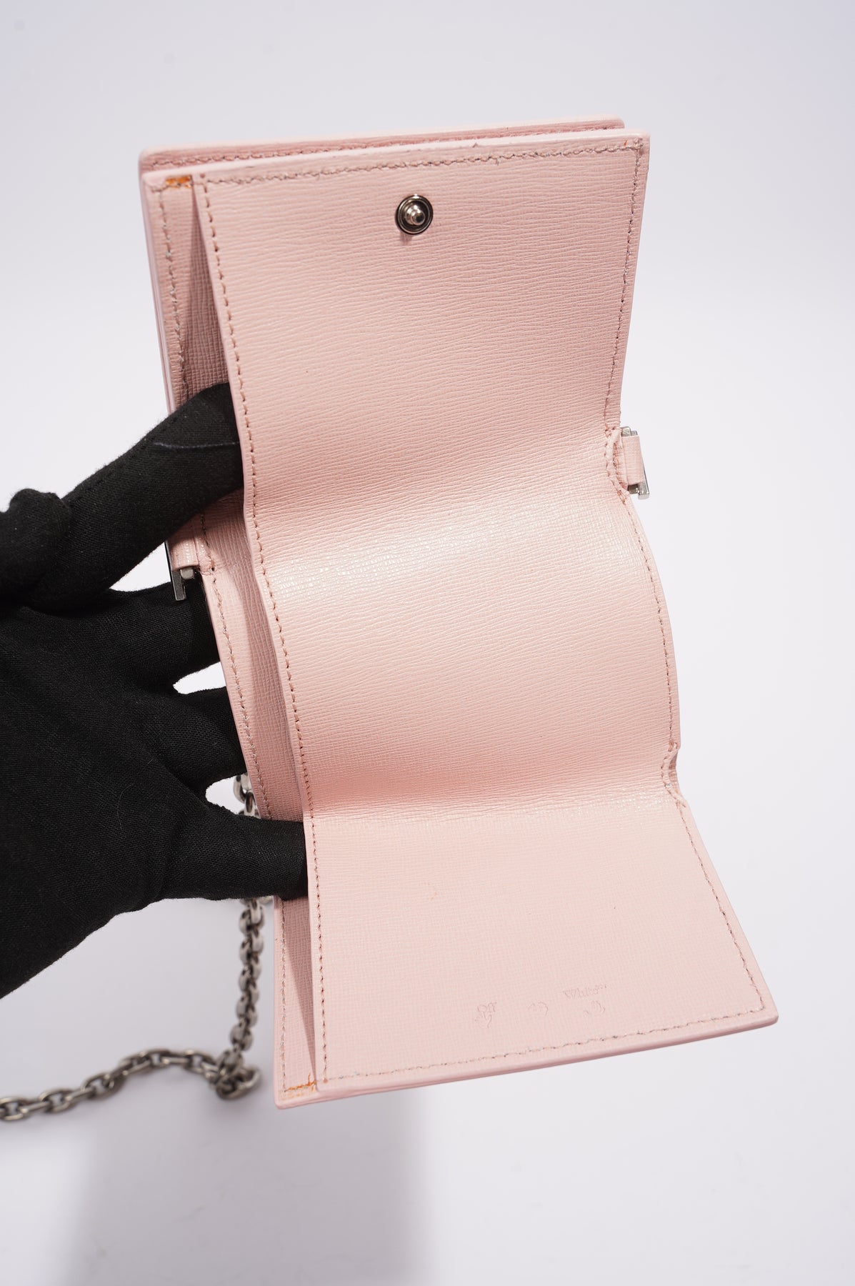 Off White Jitney Wallet Pink Leather ref.1045881 - Joli Closet