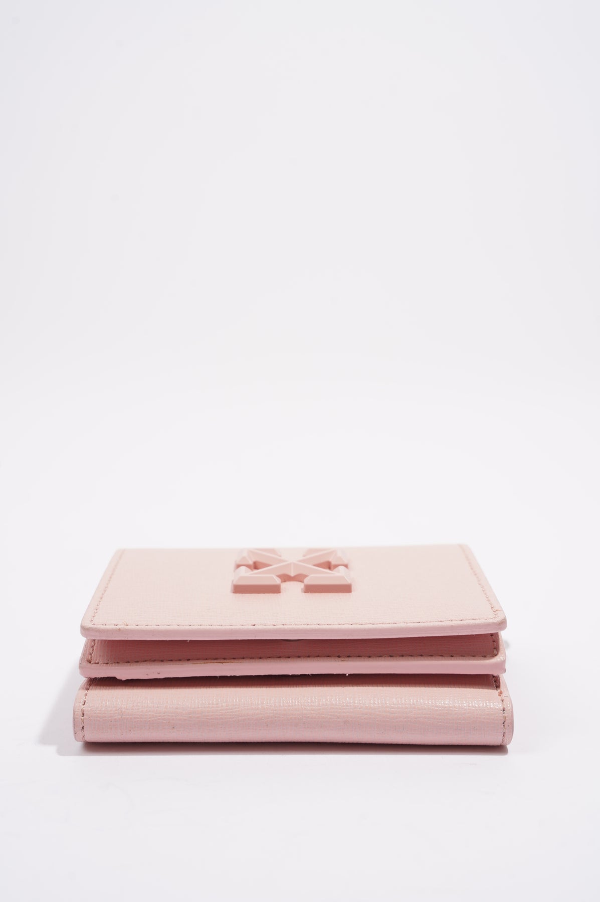 Off White Jitney Wallet Pink Leather ref.1045881 - Joli Closet