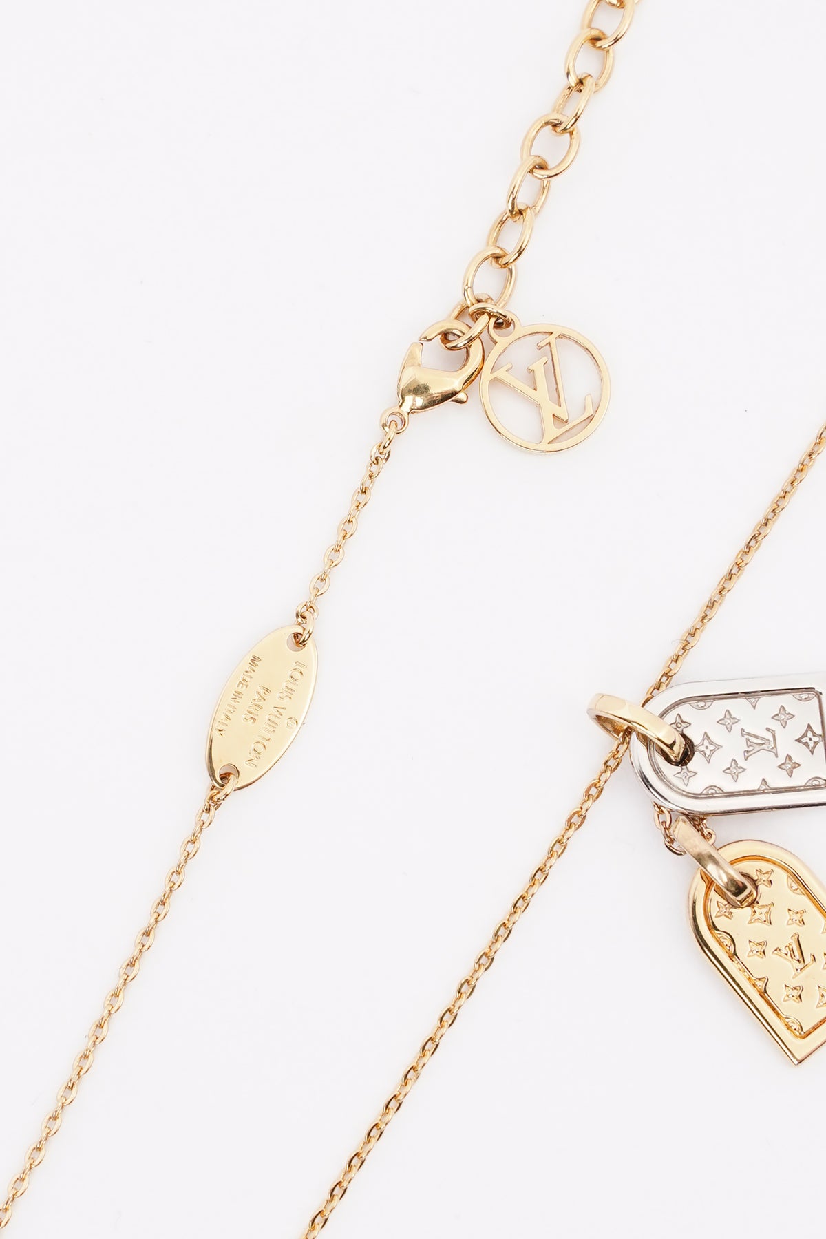 Louis Vuitton Womens Nanogram Necklace Gold / Silver – Luxe Collective