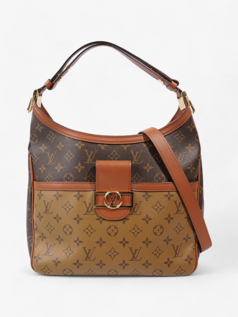  Louis Vuitton Dauphine Hobo Monogram / Monogram Reverse Coated Canvas MM