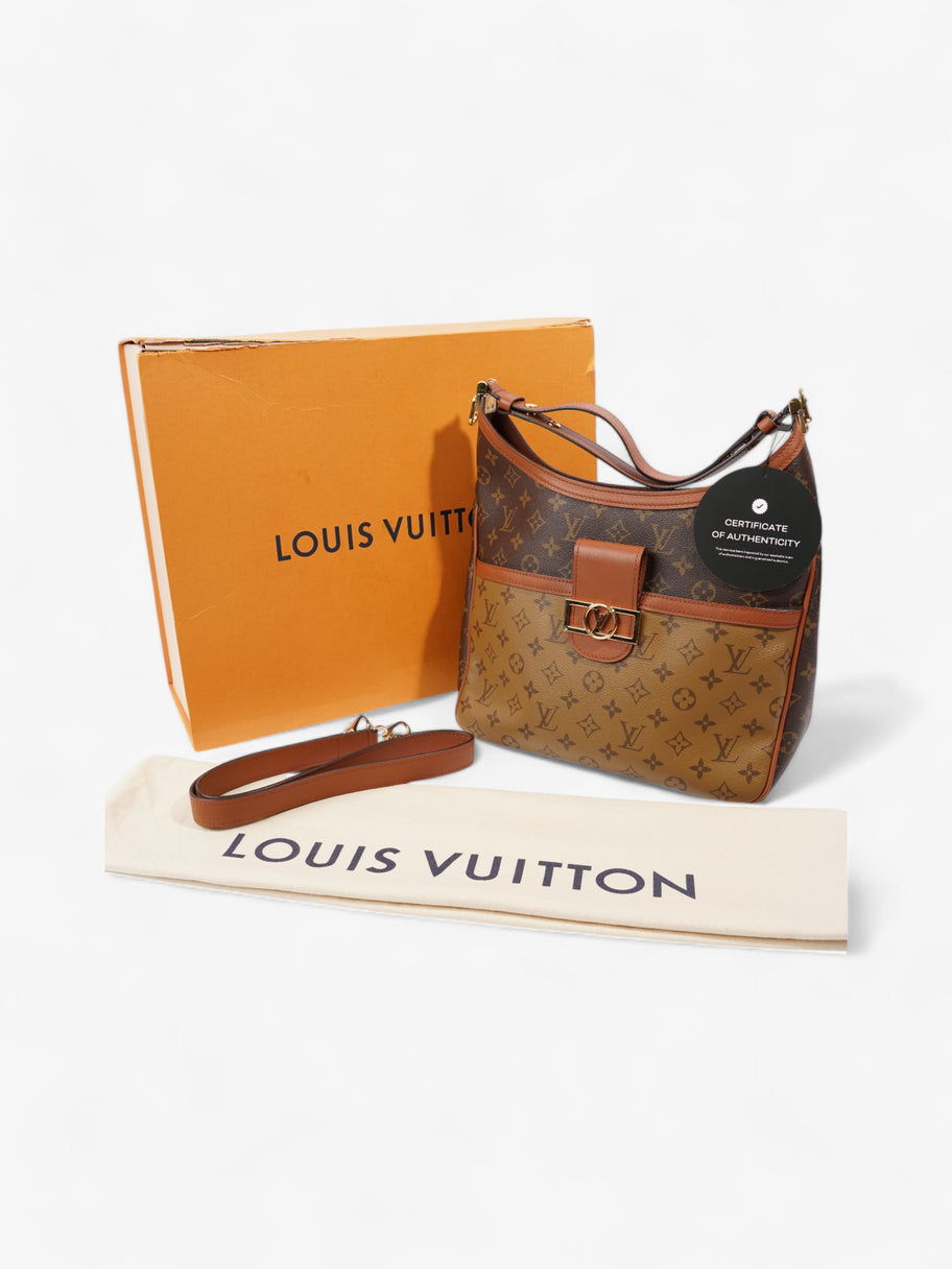 Louis Vuitton Dauphine Hobo Monogram / Monogram Reverse Coated Canvas MM Image 9