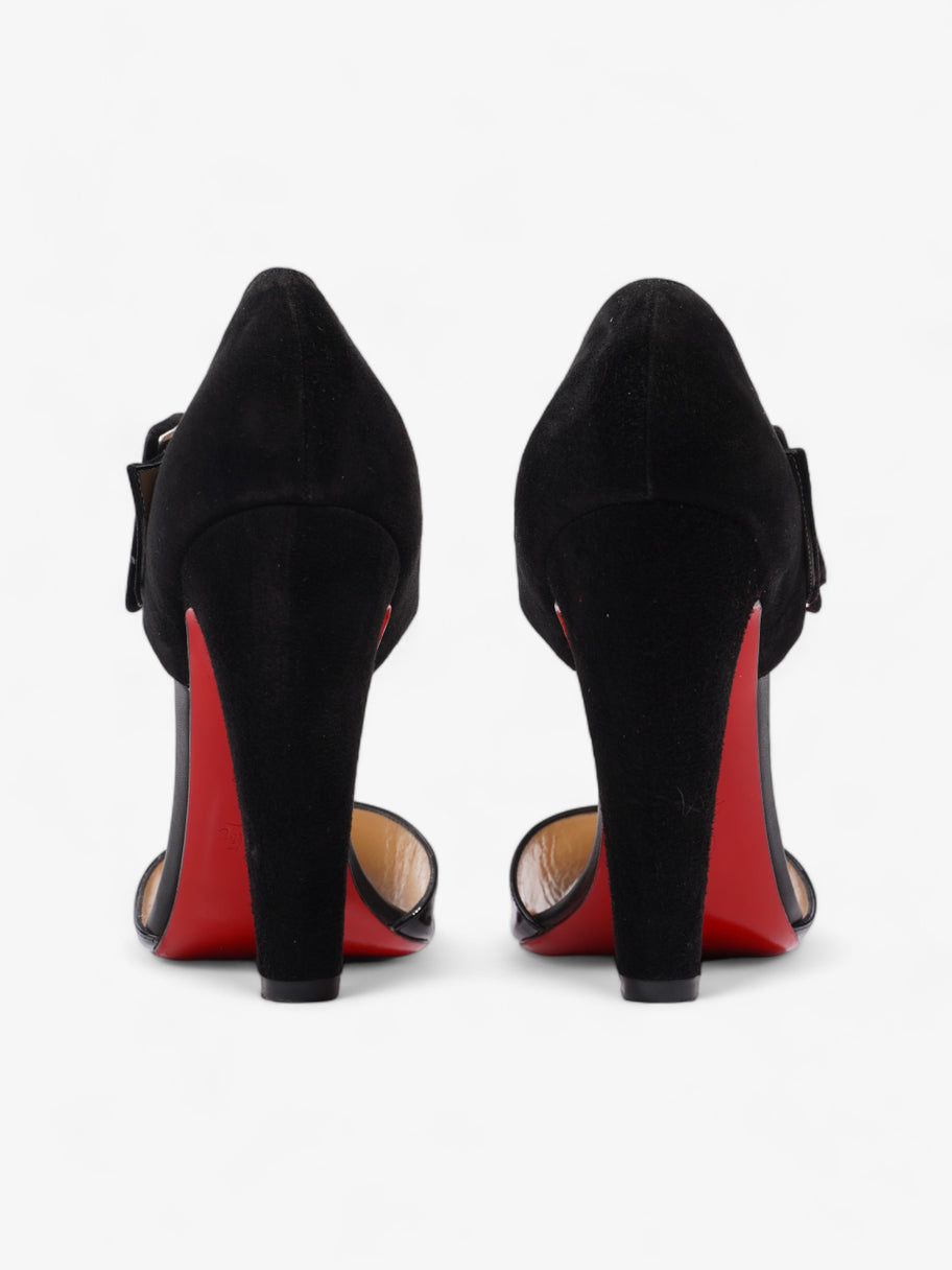 Christian Louboutin Buckle Sandal 110mm Black Suede EU 39.5 UK 6.5 Image 6