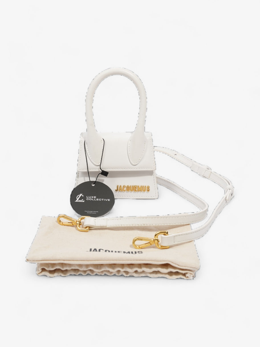 Jacquemus Le Chiquito  White Leather Image 8