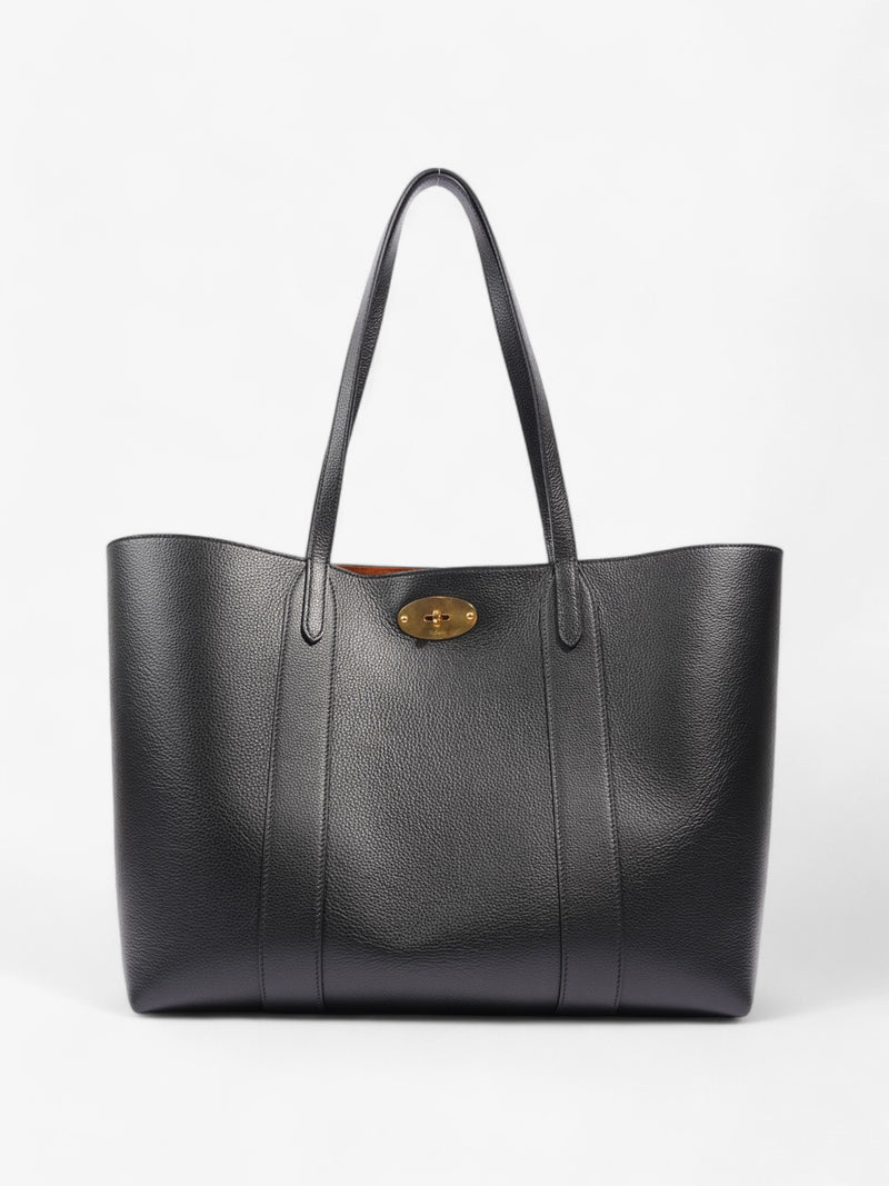  Mulberry Bayswater Tote Black Grained Leather