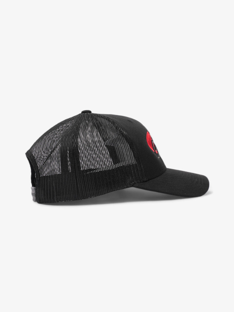 Luxe Collective Logo Trucker Cap Black / Red Polyester Image 3