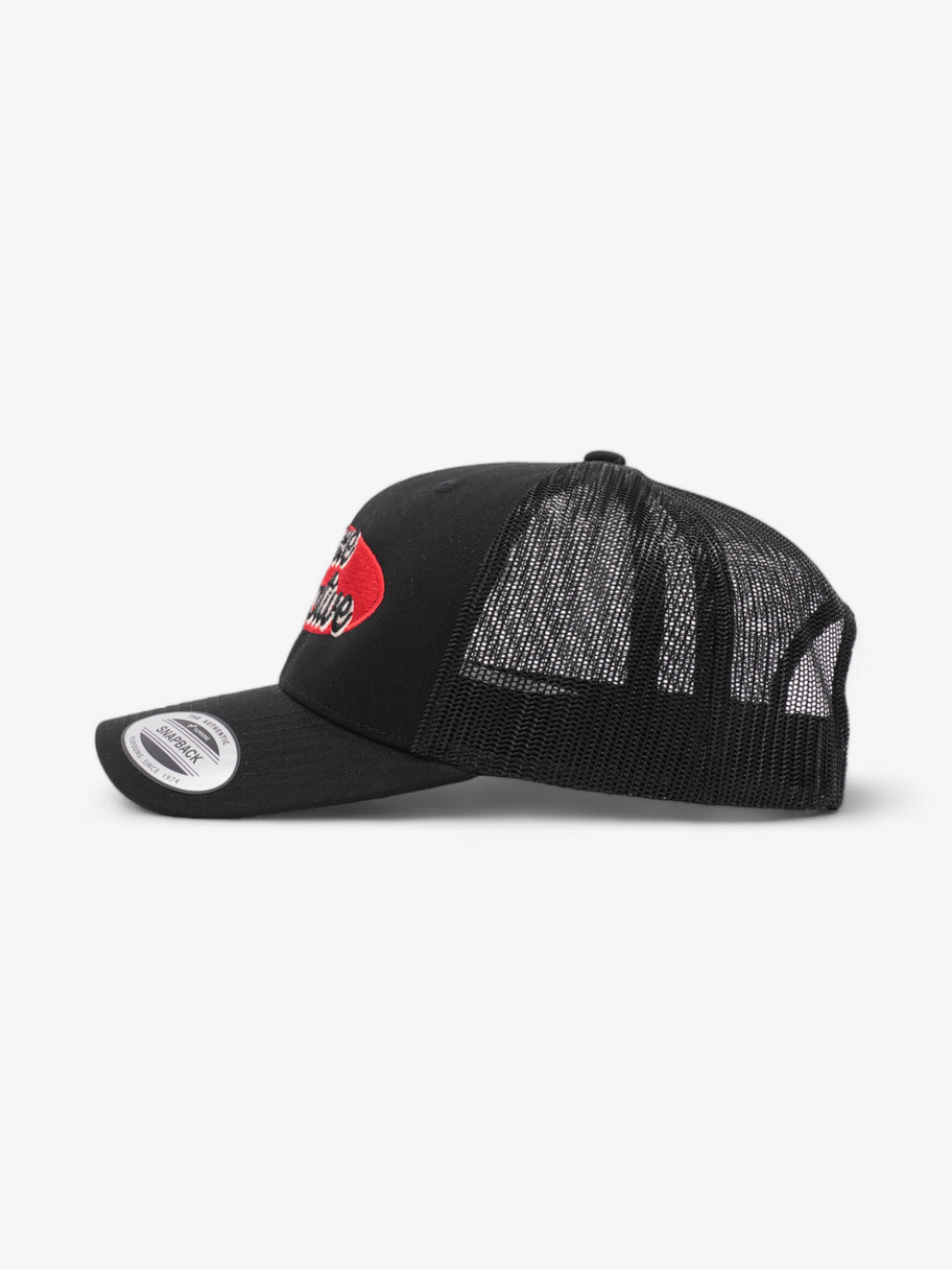 Luxe Collective Logo Trucker Cap Black / Red Polyester Image 5