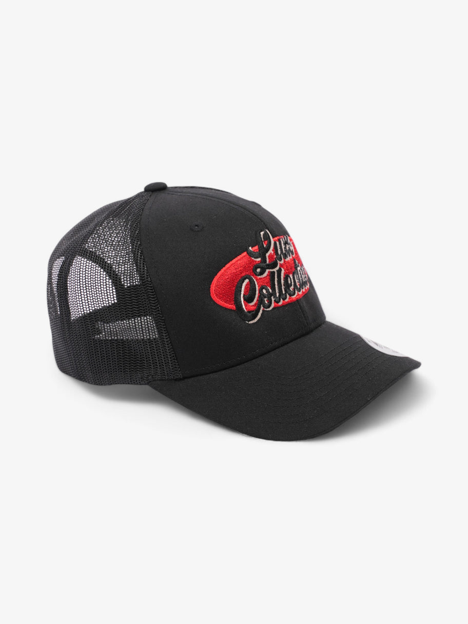 Luxe Collective Logo Trucker Cap Black / Red Polyester Image 6