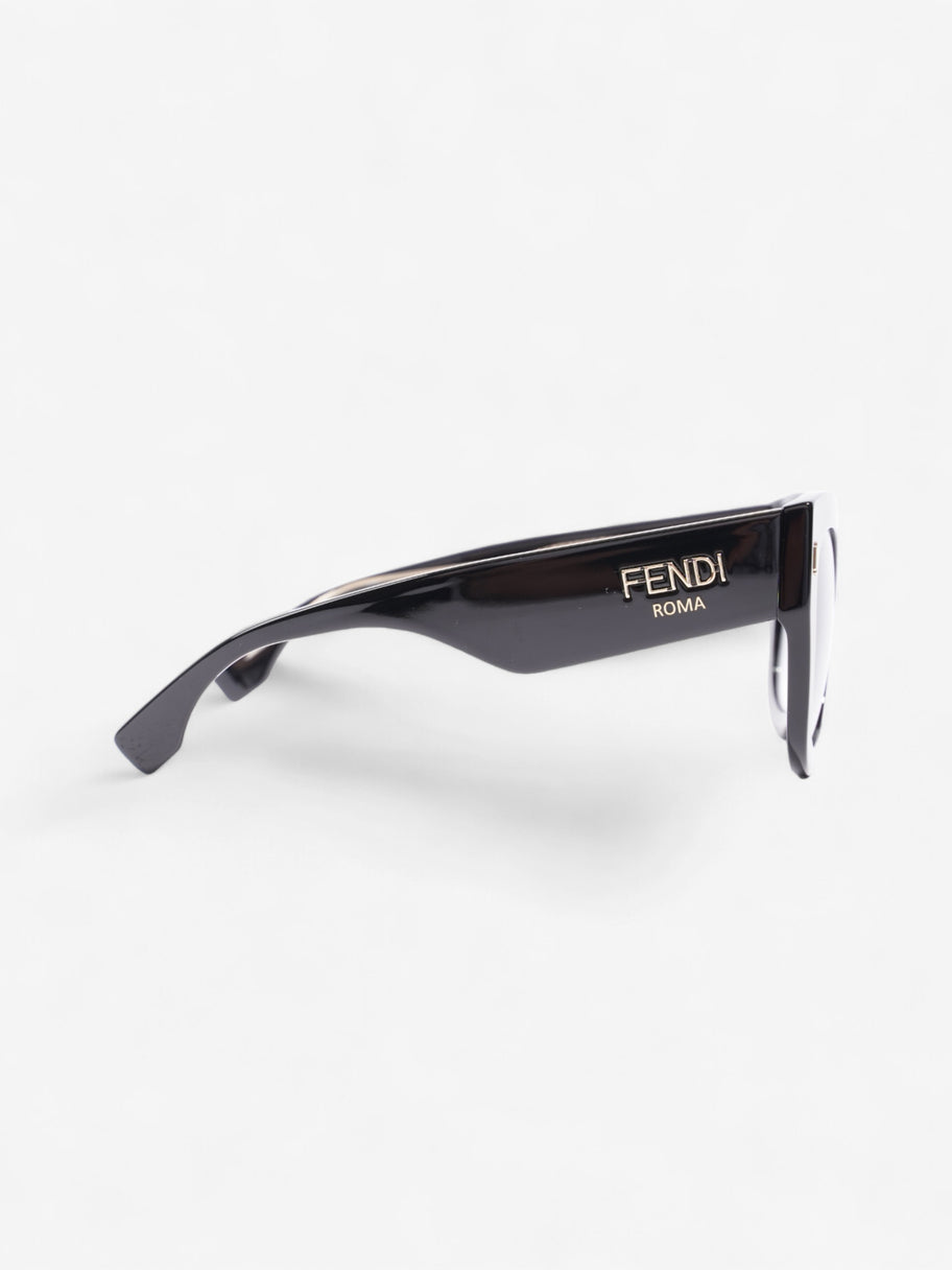 Fendi Roma Sunglasses Black / Gold Acetate 150mm Image 4