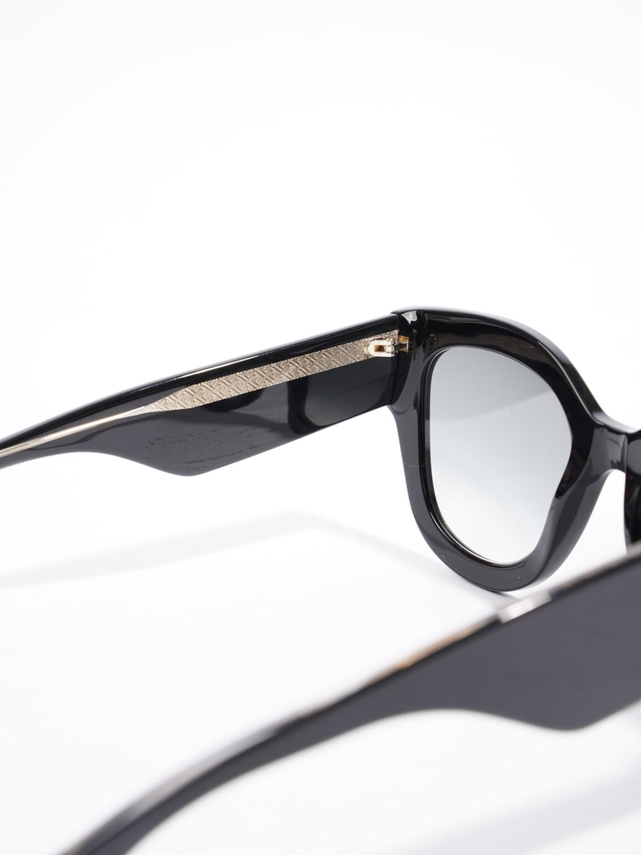 Fendi Roma Sunglasses Black / Gold Acetate 150mm Image 6