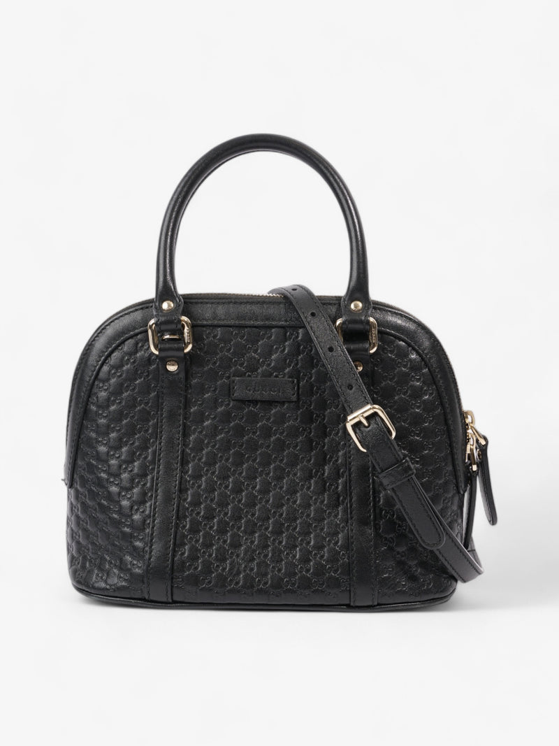  Gucci Guccisima Dome Black Leather Small