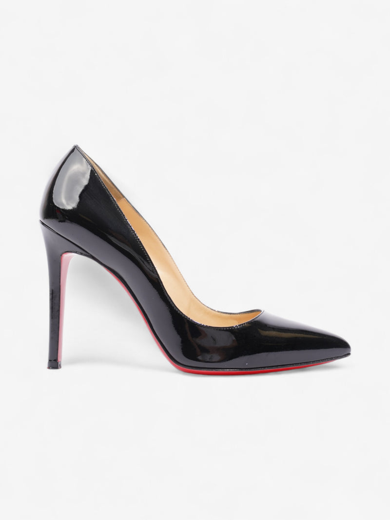  Christian Louboutin Pigalle 100mm Black Patent Leather EU 39 UK 6