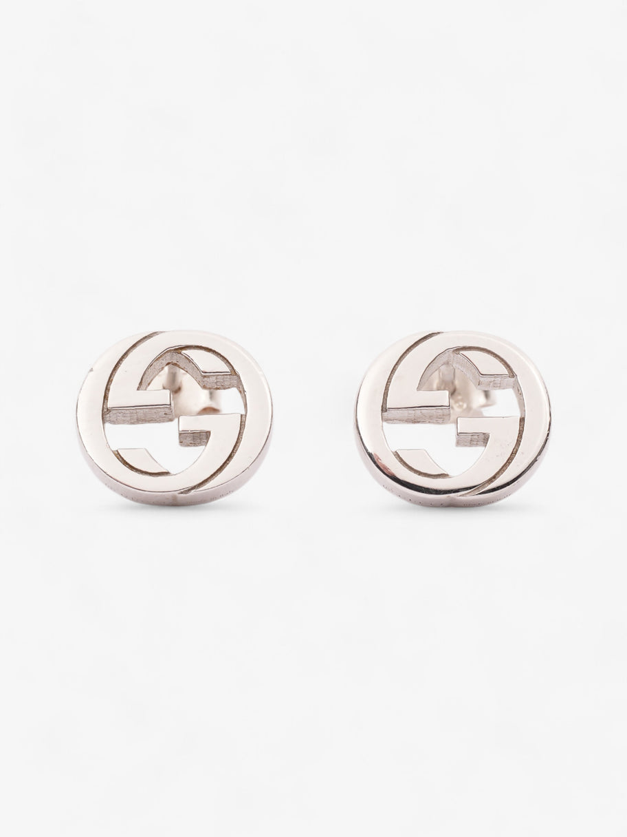 Gucci Interlocking G Earrings Silver Silver Sterling Image 1