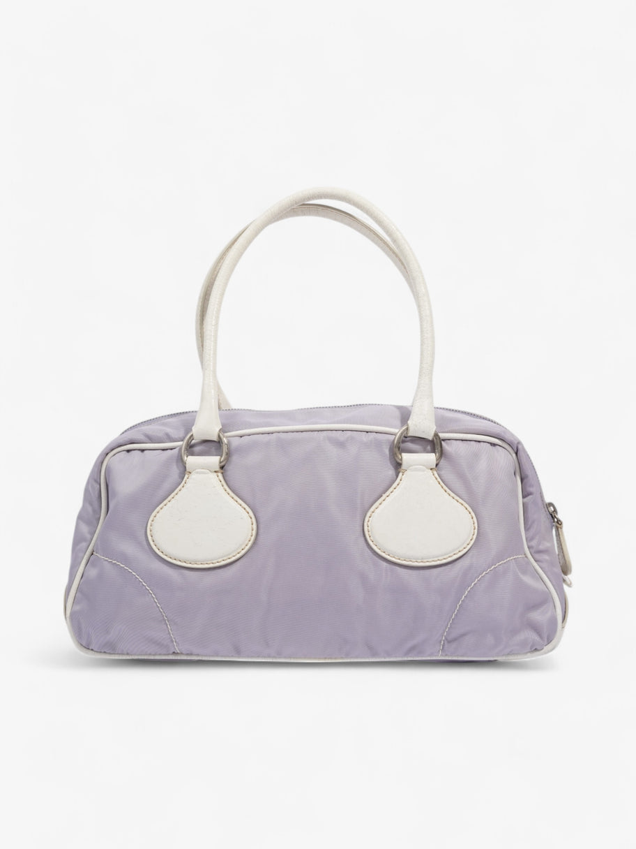 Prada Handbag Lilac / White Nylon Image 4