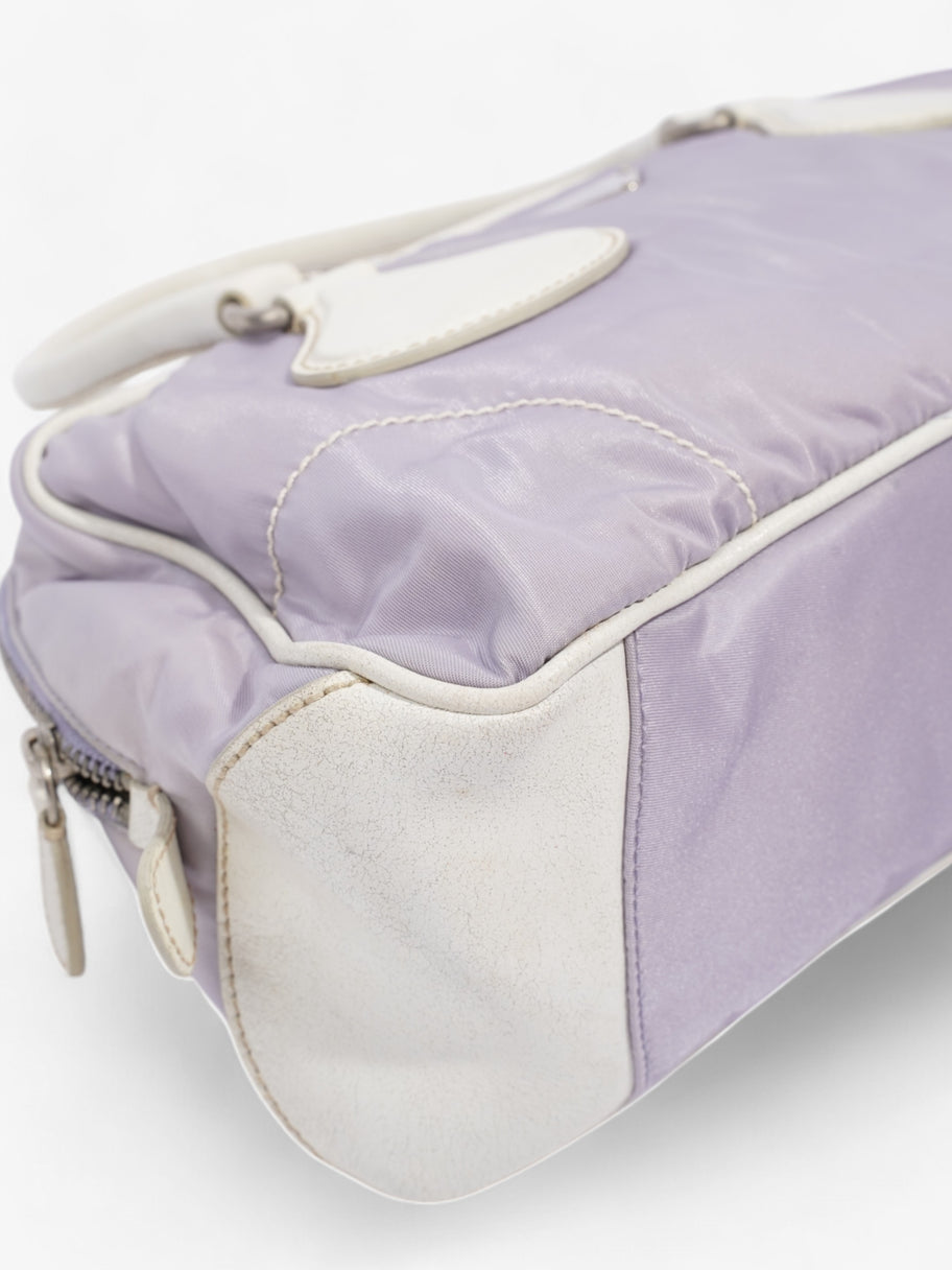 Prada Handbag Lilac / White Nylon Image 6