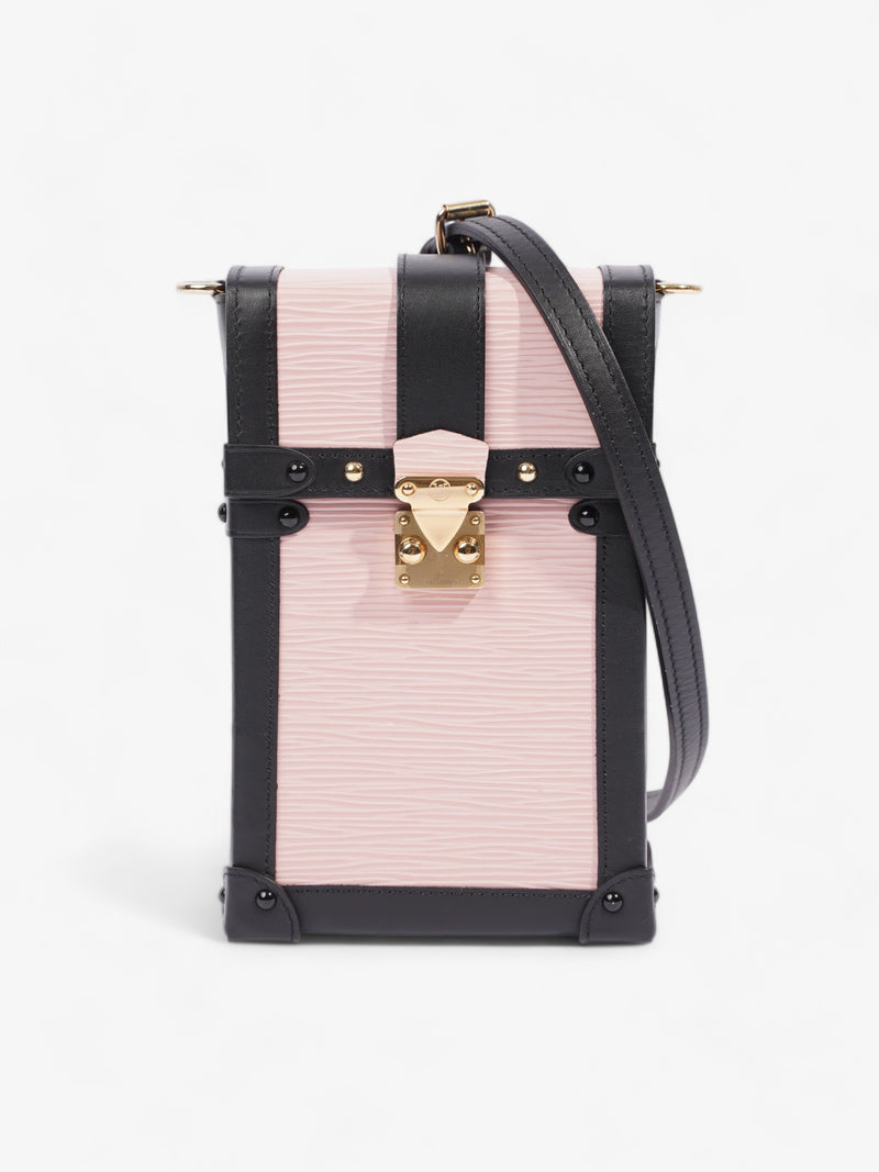  Vertical Trunk Pouch Pink / Black Epi Leather
