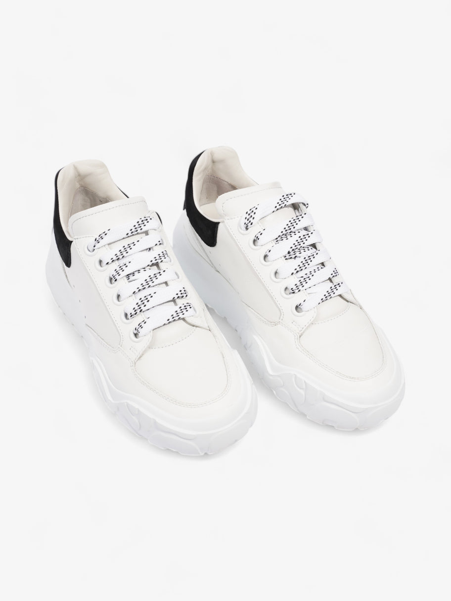 Alexander McQueen Oversized Court Sneakers White / Black Tab Leather EU 36.5 UK 3.5 Image 8