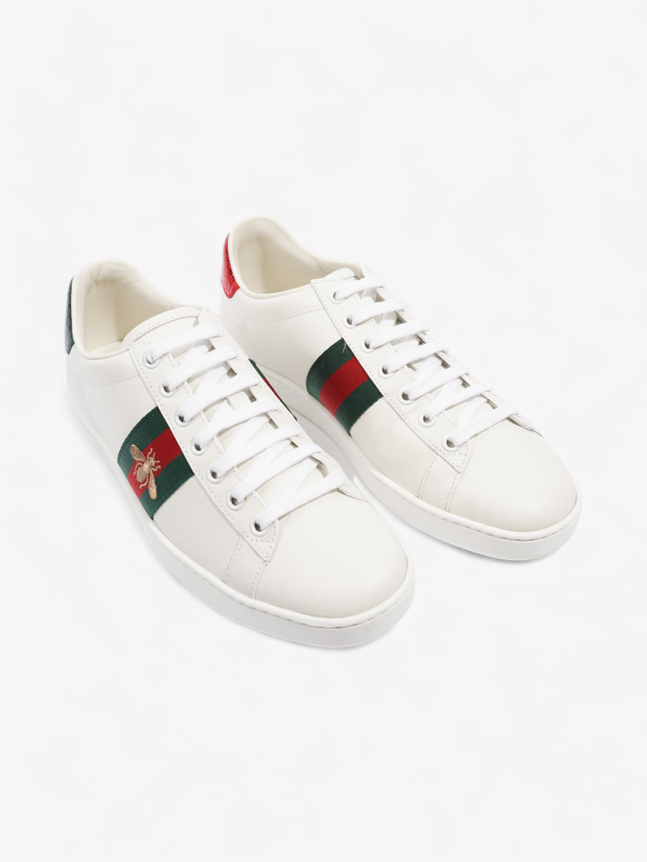 Gucci Ace Sneakers with Bee White / Red / Green Leather EU 37.5 UK 4.5 Image 8