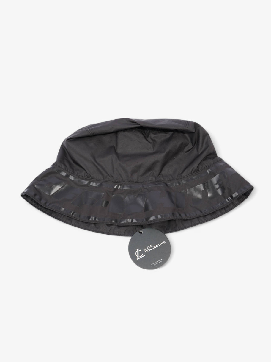 Logo Trim Bucket Hat Black Nylon Image 9