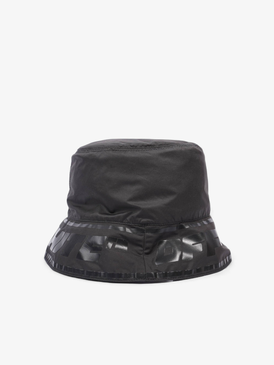 Logo Trim Bucket Hat Black Nylon Image 5