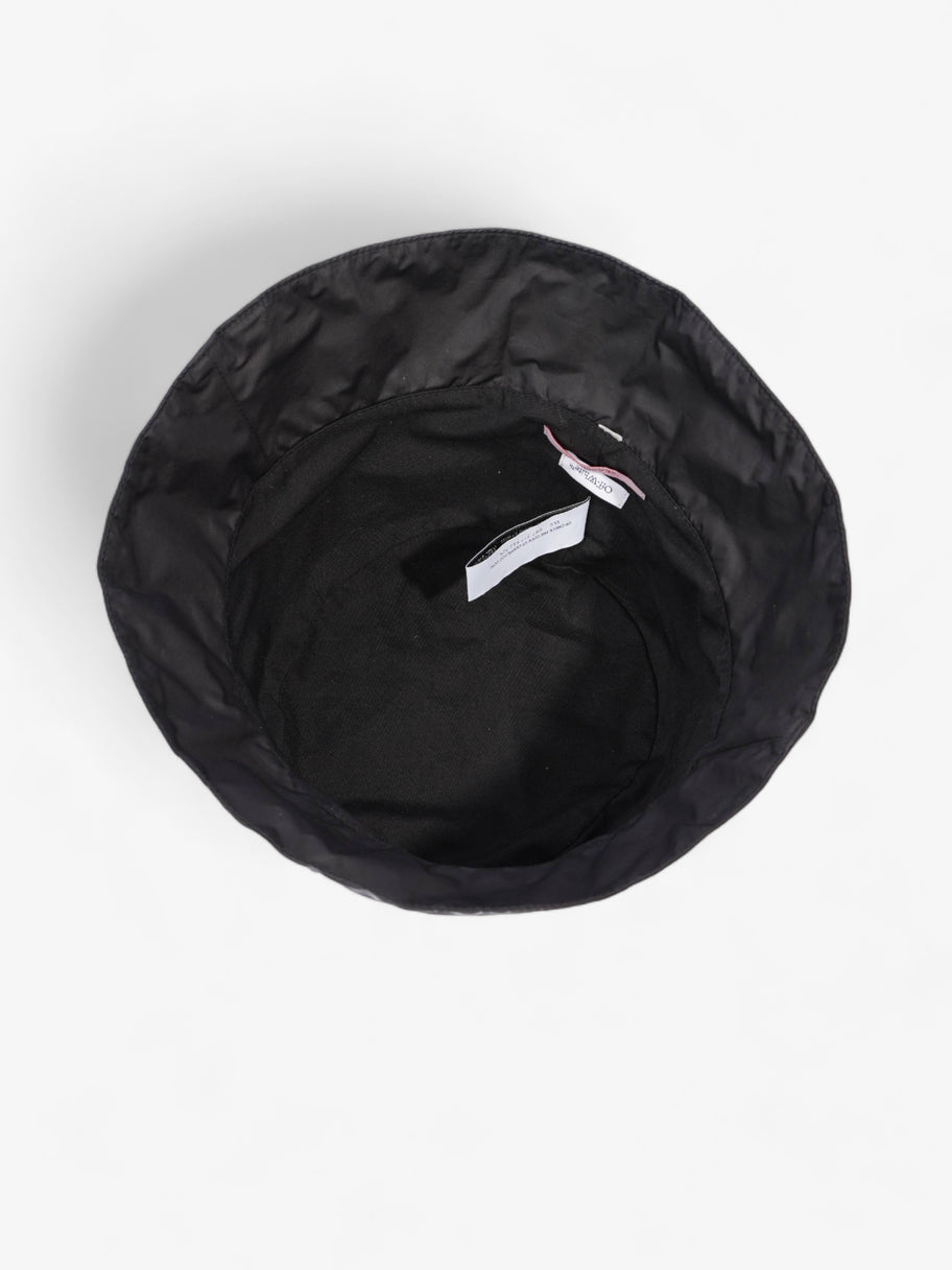 Logo Trim Bucket Hat Black Nylon Image 6