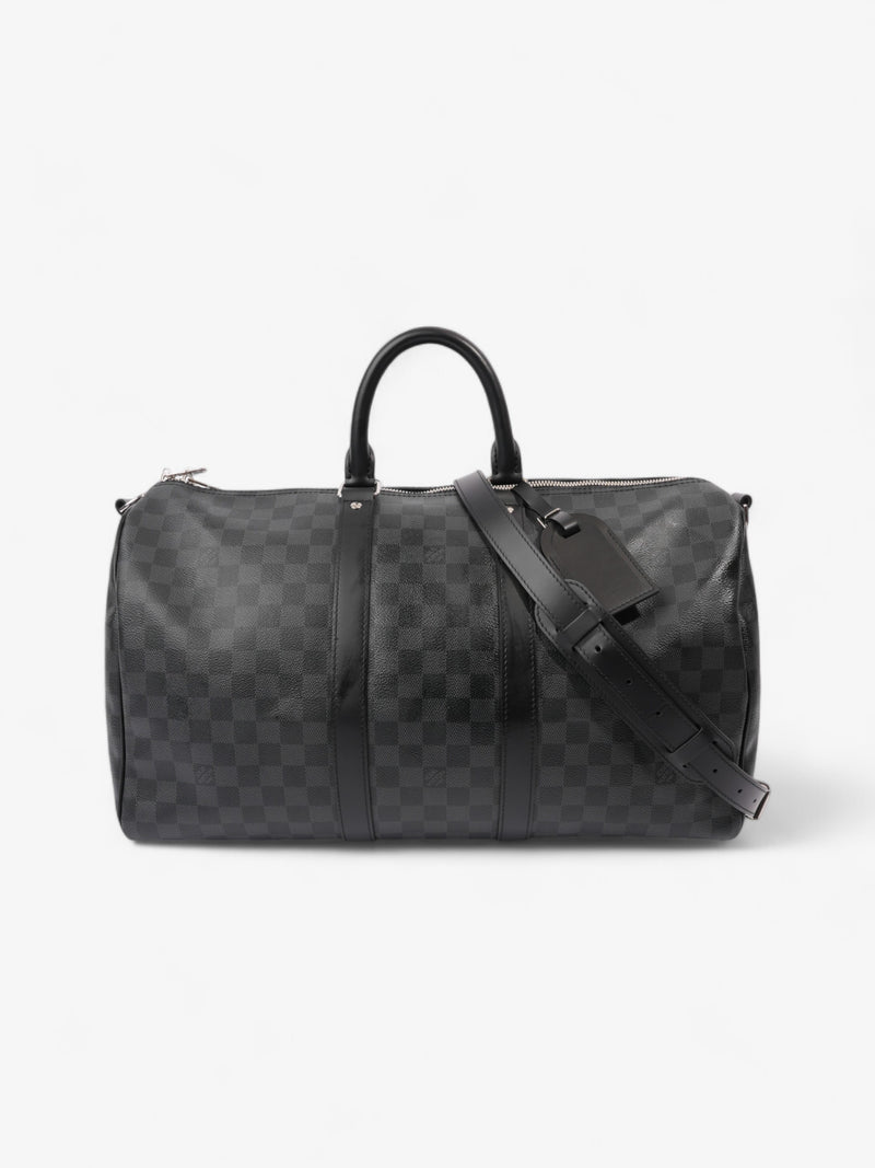  Louis Vuitton Keepall Bandouliere Damier Graphite Coated Canvas 45