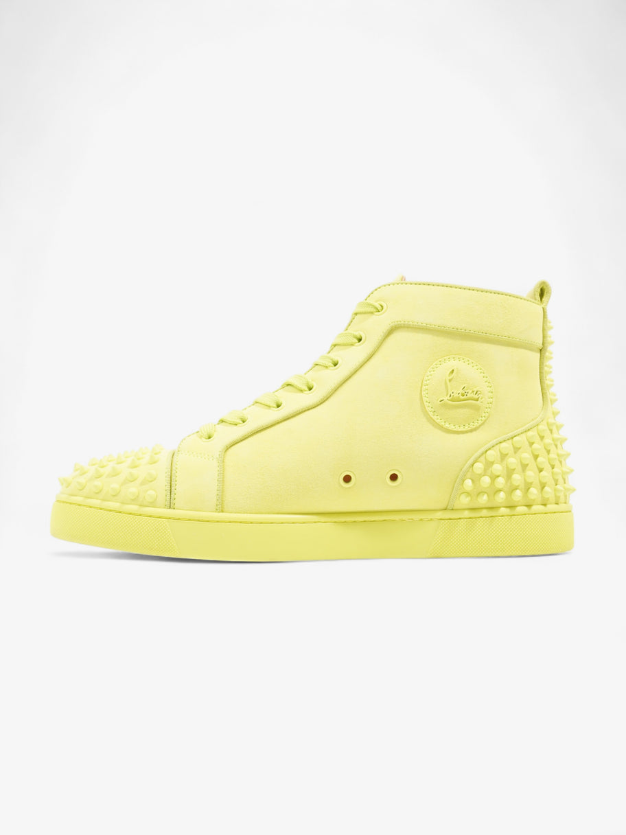 Lou Spikes II Sneakers Neon Yellow Suede EU 46 UK 12 Luxe Collective