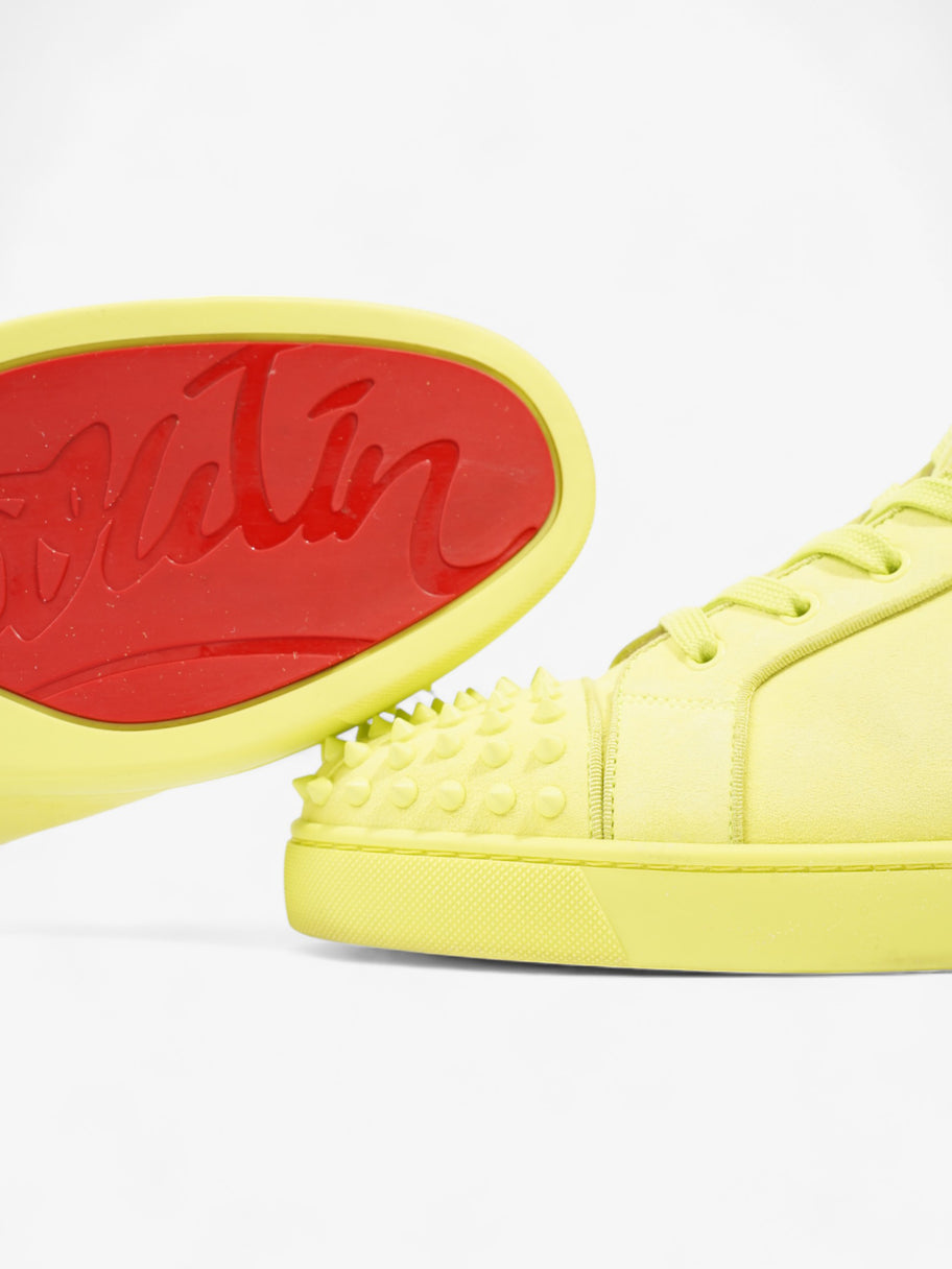 Lou Spikes II Sneakers Neon Yellow Suede EU 46 UK 12 Image 9