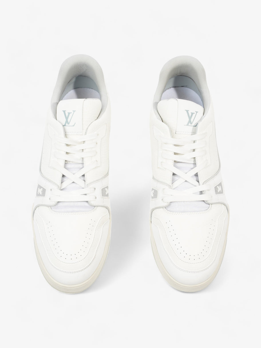 LV Trainer White Leather EU 46.5 UK 12 Image 8