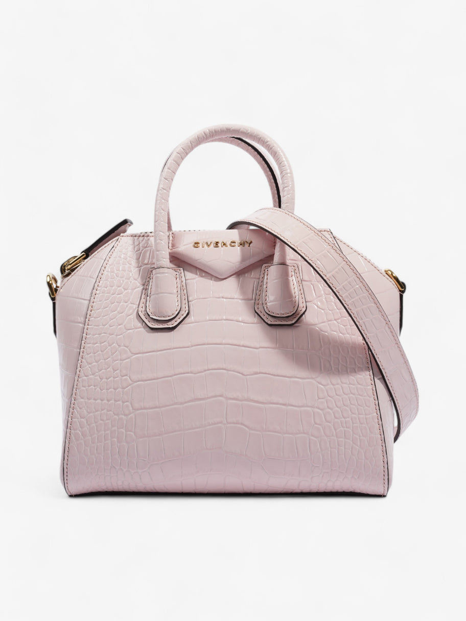 Givenchy Antigona Pink Embossed Leather Mini Image 1