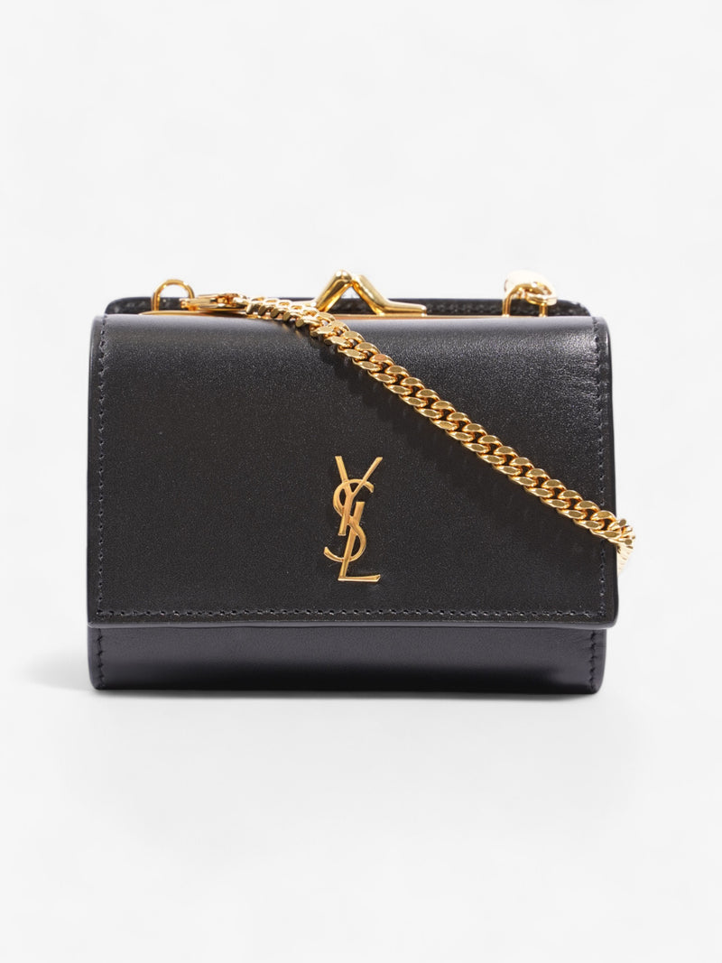  Saint Laurent Monogram Rider Belt Bag Black Calfskin Leather