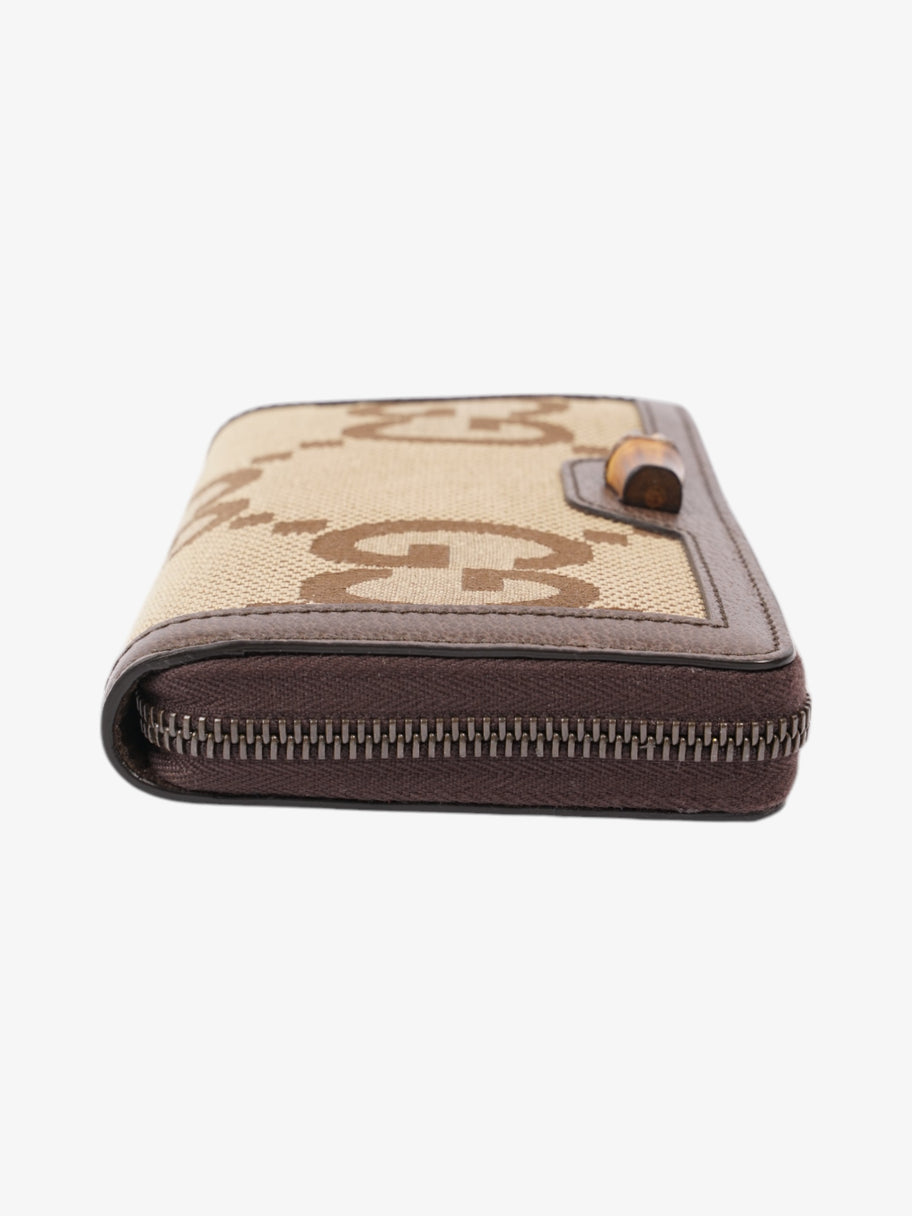 Gucci Diana Continental Wallet Beige / Brown Canvas Image 2