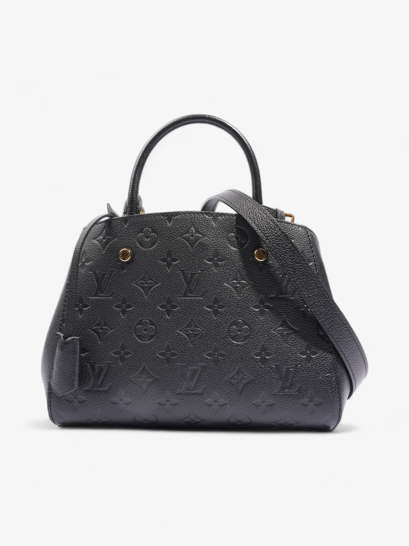  Louis Vuitton Montaigne BB Black Empreinte Leather