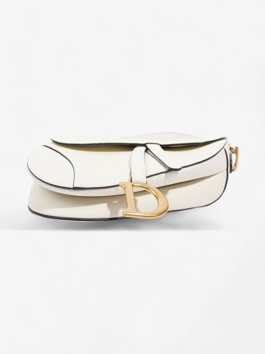 Christian Dior Saddle Cream Calfskin Leather N/A Image 6