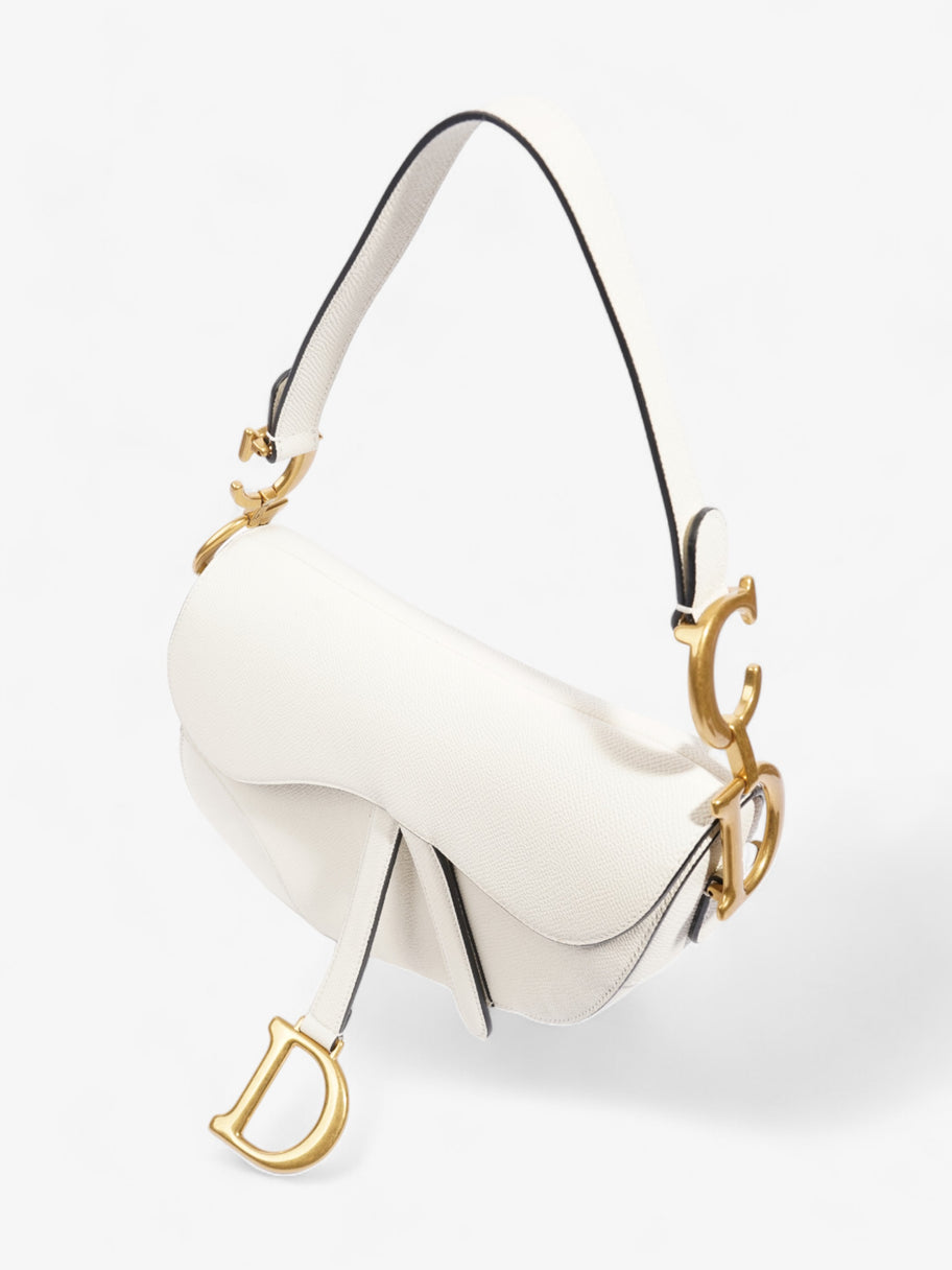 Christian Dior Saddle Cream Calfskin Leather N/A Image 7