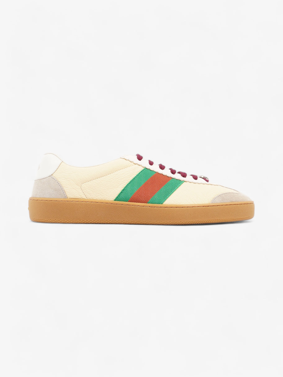 Gucci G74 Sneakers Yellow / White / Green Leather EU 44 UK 10 Image 1