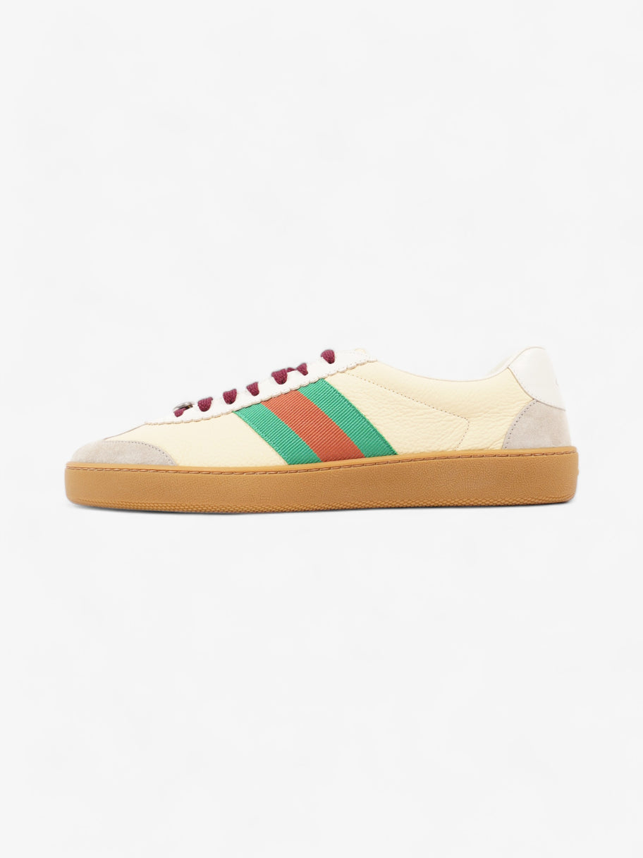 Gucci G74 Sneakers Yellow / White / Green Leather EU 44 UK 10 Image 5