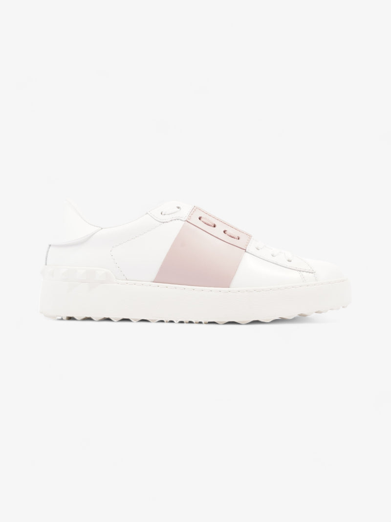  Valentino Open Sneakers  White / Pink Leather EU 37 UK 4