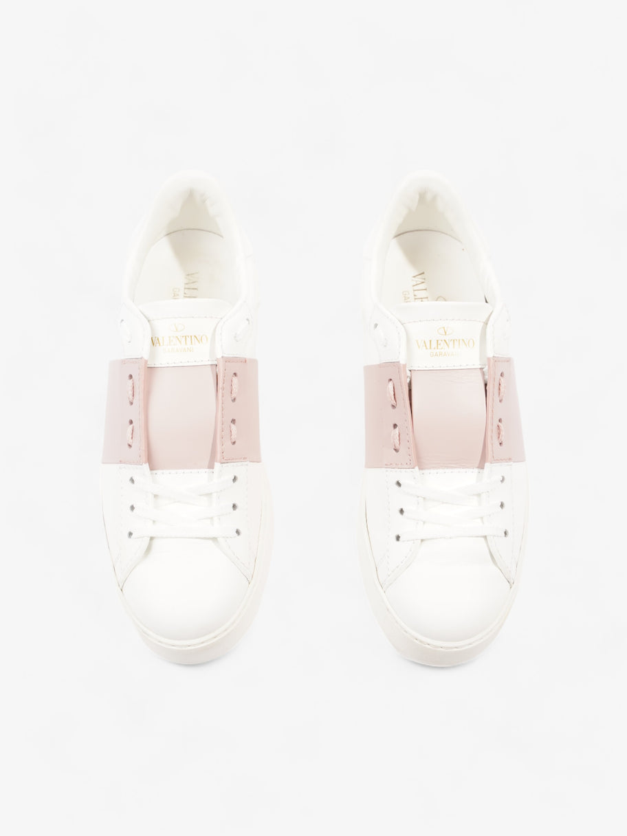 Valentino Open Sneakers  White / Pink Leather EU 37 UK 4 Image 8