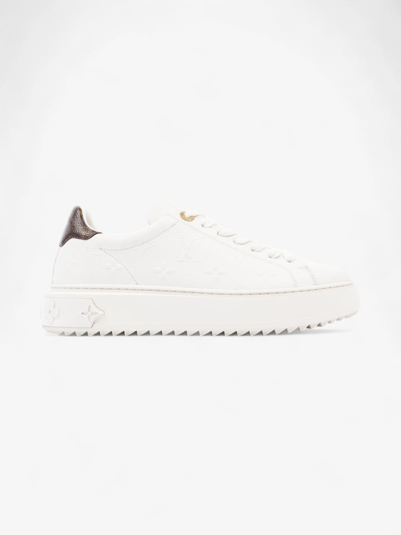  Time Out Sneaker White / Brown Monogram Leather EU 36.5 UK 3.5
