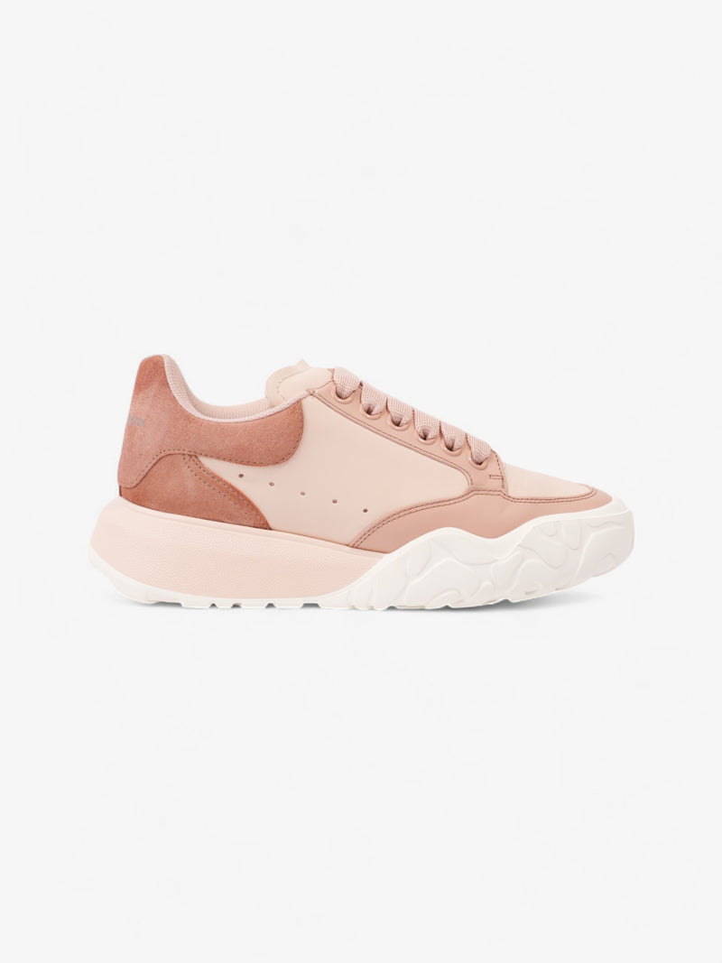  Alexander McQueen Court Sneakers Tea Rose Suede EU 37.5 UK 4.5