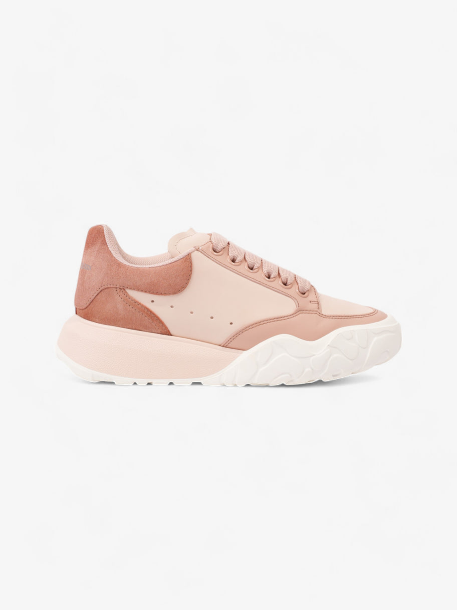 Alexander McQueen Court Sneakers Tea Rose Suede EU 37.5 UK 4.5 Image 1