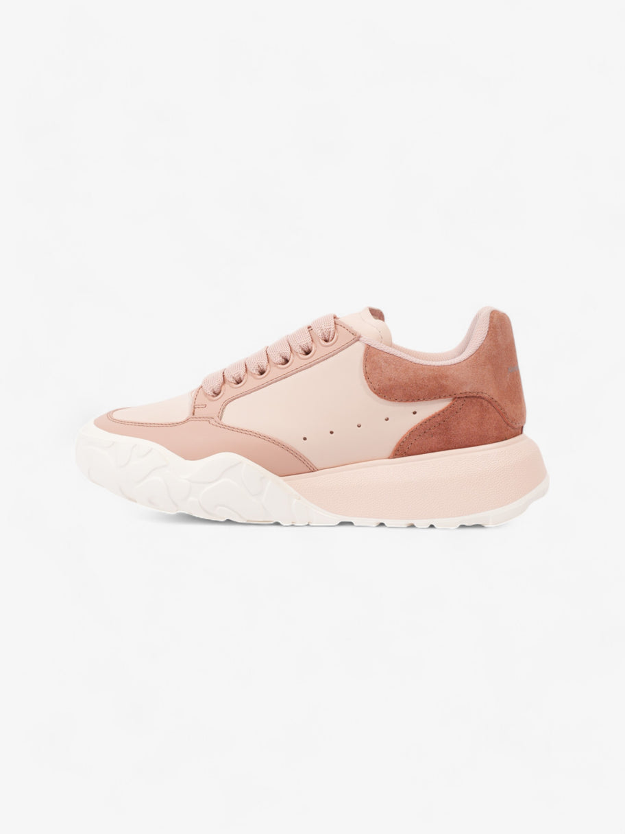 Alexander McQueen Court Sneakers Tea Rose Suede EU 37.5 UK 4.5 Image 5